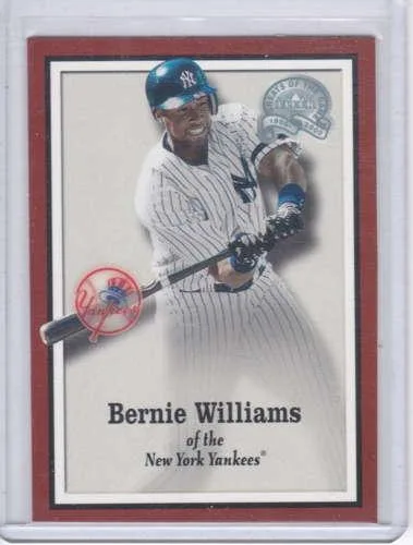 Bernie Williams 2000 Fleer Greats of the Game Magazine Card 36