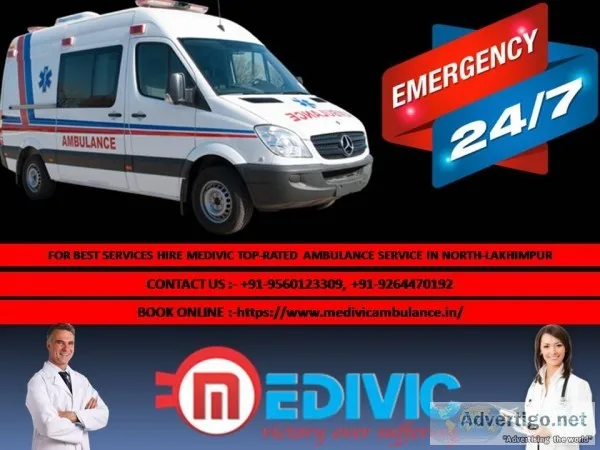 For Best Services Hire Medivic Top-rated Ambulance Service in No