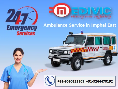 Get High Tech Ambulance Service in Imphal East