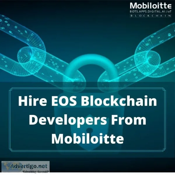 Hire EOS Blockchain Developers From Mobiloitte