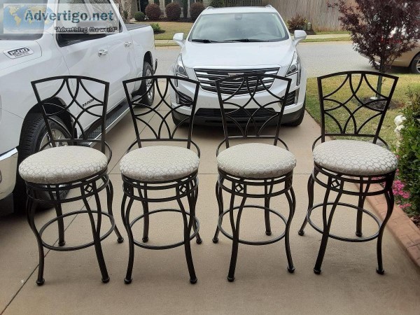 Four Bar Stools (Swivel)