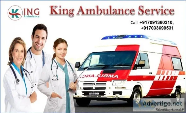 Critical Care Service provider  King Ambulance Service in Janakp