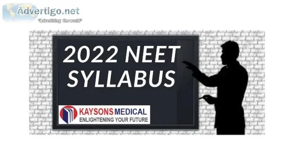 2022 NEET Syllabus