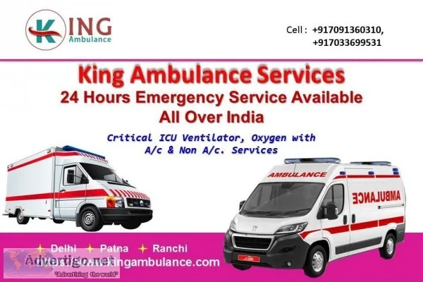 King Ambulance provides a low-cost Ambulance Service in Kapasher