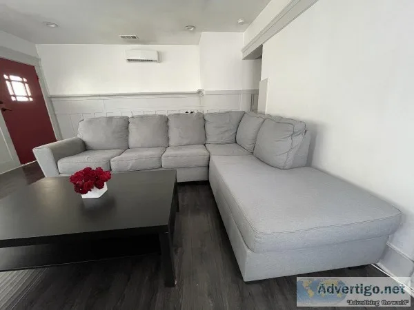 2pc Light Gray Sectional