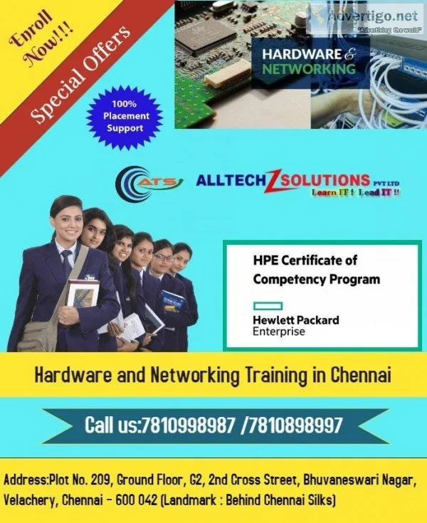 Hardware and Networking Training Center in Velachery