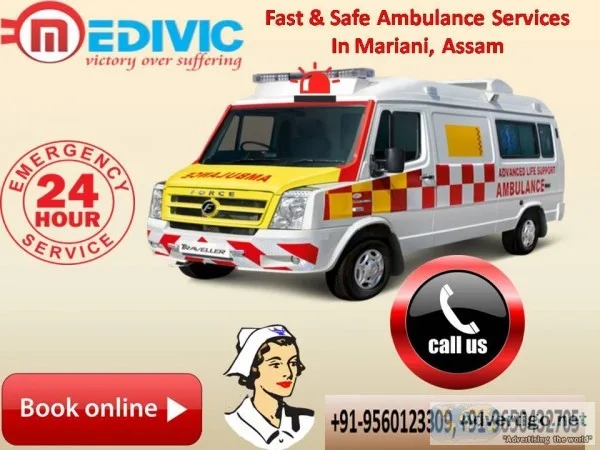 Fast and Safe Ambulance Services In Mariani Assam
