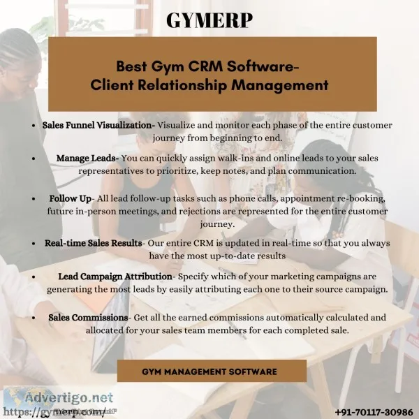 Best Gym CRM Software-  Client Relationship Management
