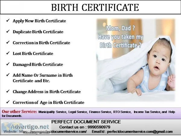 Reissue your birth certificate by very easy way