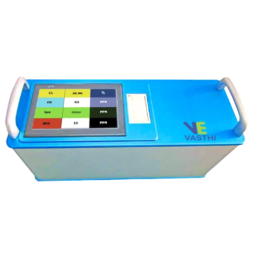 Portable flue gas analyzer