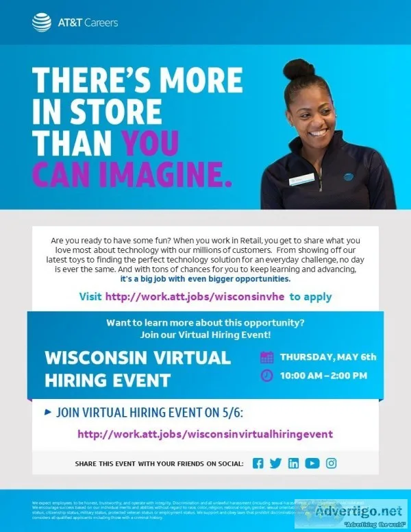 WISCONSIN VIRTUAL HIRING EVENT