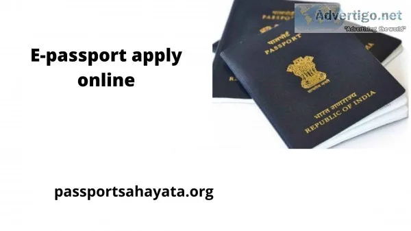E passport apply online