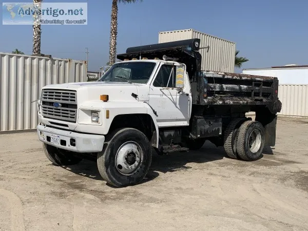 1993 FORD F800 BOBTAIL DUMP TRUCK19003212