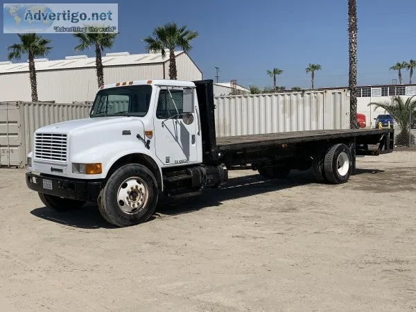 2001 INTERNATIONAL 4700 FLATBED TRUCK 29001212