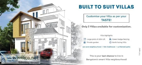 Ready to move in Villas in Kanakpura road