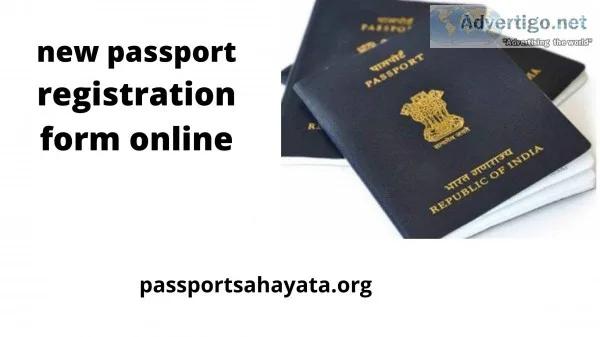 New passport registration form online