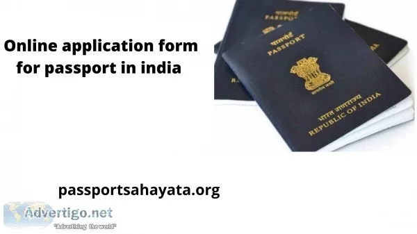 Online application form for passport in india