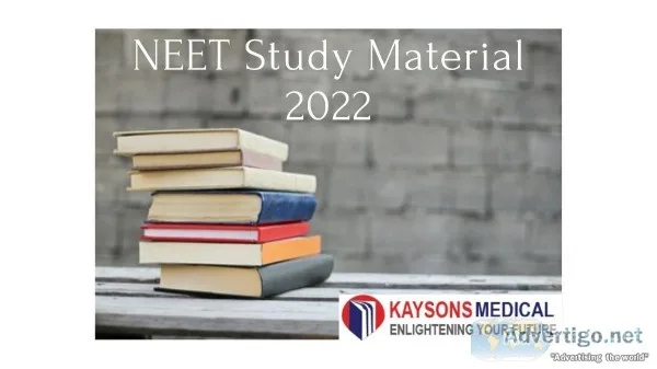 NEET Study Material 2022