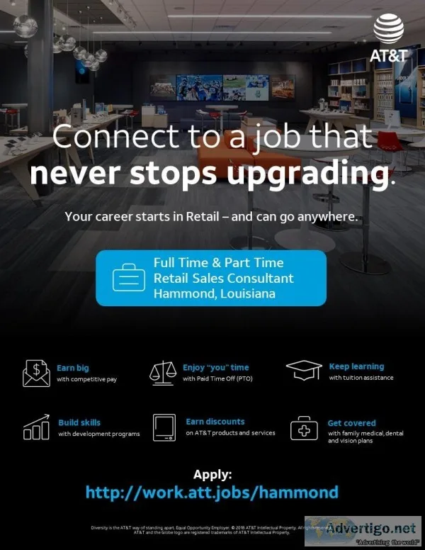 Full Time Retail Sales Consultant - Hammond LA