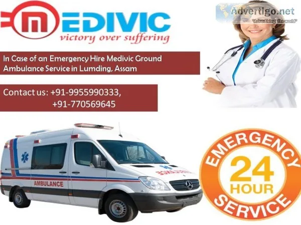 In Case of an Emergency Hire Medivic Ground Ambulance Service in