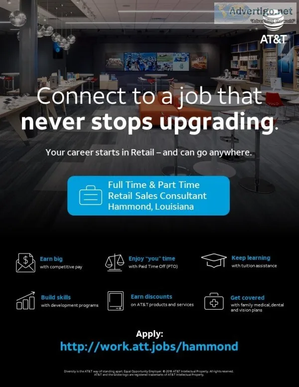 Part Time Retail Sales Consultant - Hammond LA