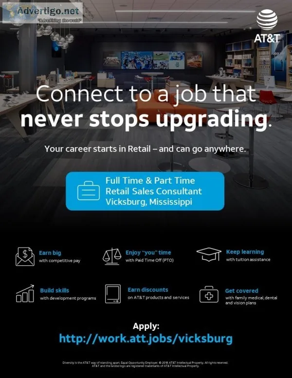 Part Time Retail Sales Consultant - Vicksburg MS