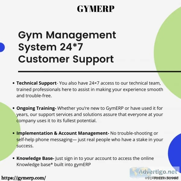 Gym Management System 247 Customer Support
