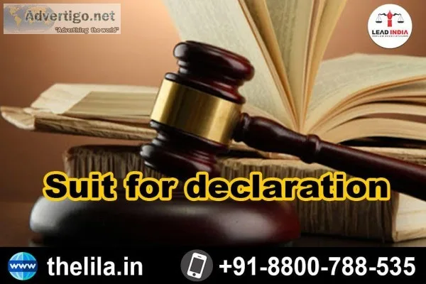 Suit for declaration - Lead India law associates