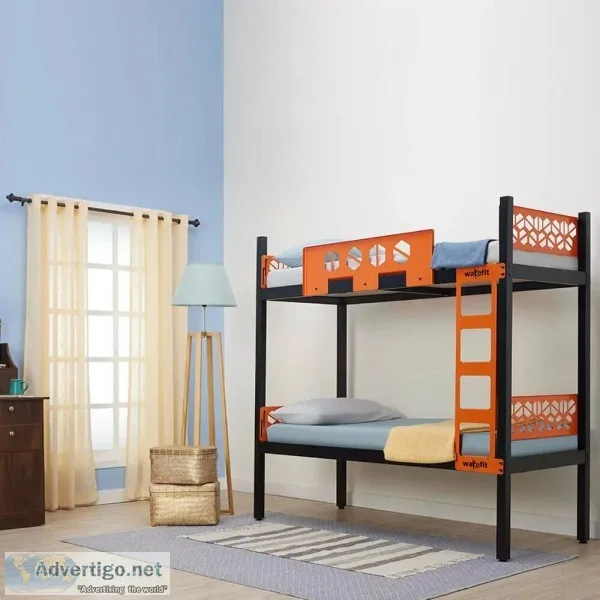 Buy Gemini Metal Bunk Bed Online for Rs 9680  Wakefit