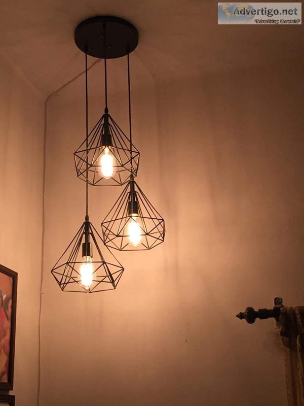 Modern house interior designs- bedroom false ceiling lamp