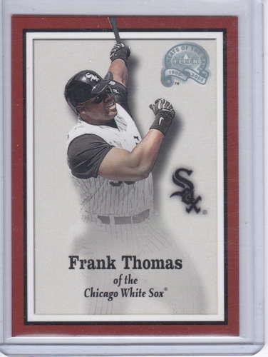 Feank Thomas 2000 Fleer Greats of the Game Magazine Card 35