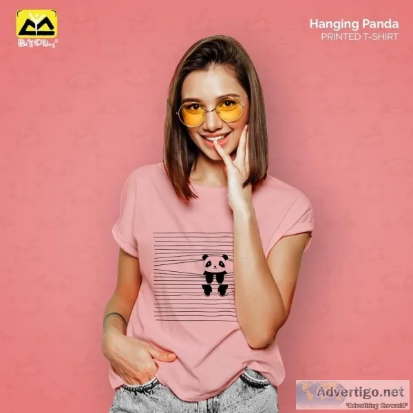 Grab latest tees for women designs online at beyoung