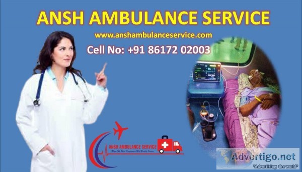 Go with Emergency Train Ambulance Service in Patna  ANSH Ambulan