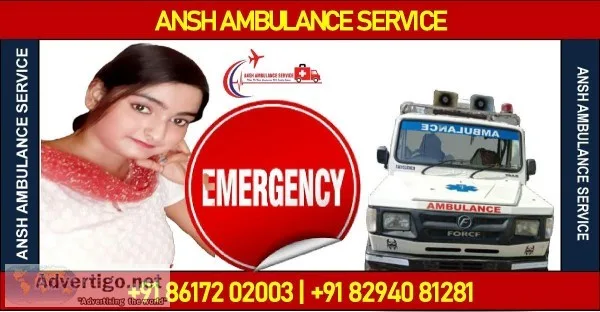 Well-equipped and Hi-class Train Ambulance Services from Patna  