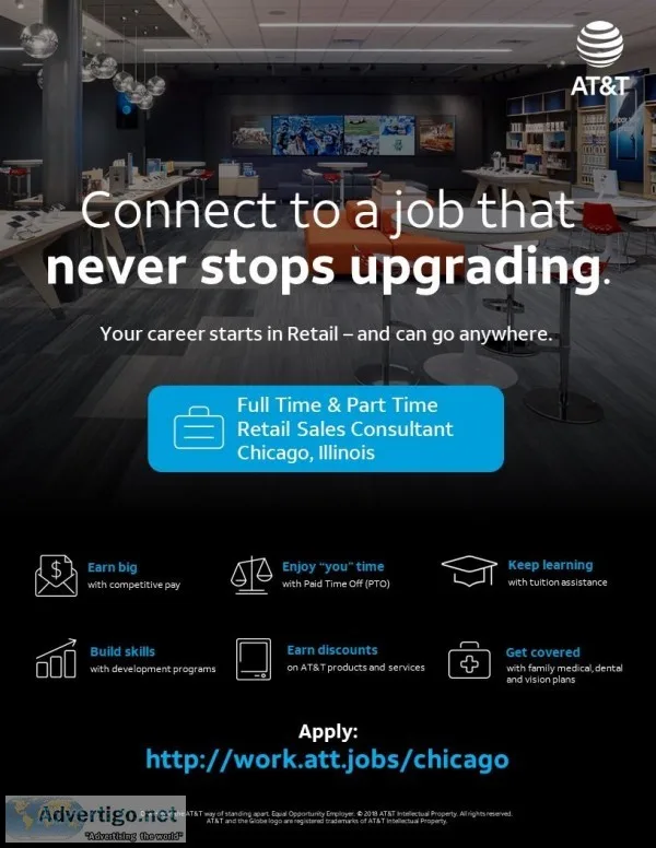 Full Time Retail Sales Consultant - Chicago IL