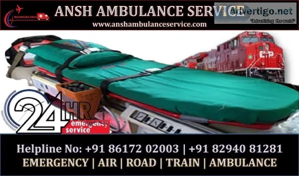 Take Bihar&rsquos top-class Train Ambulance Service in Patna