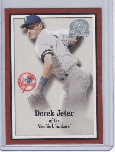 Derek Jeter 2000 Fleer Greats of the Game Magazine Card 19