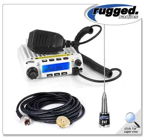 RM-60 VHF 60-WATT BASE KIT WITH NMO ANTENNA MOUNT