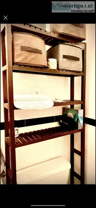 4 shelf over toilet organizer