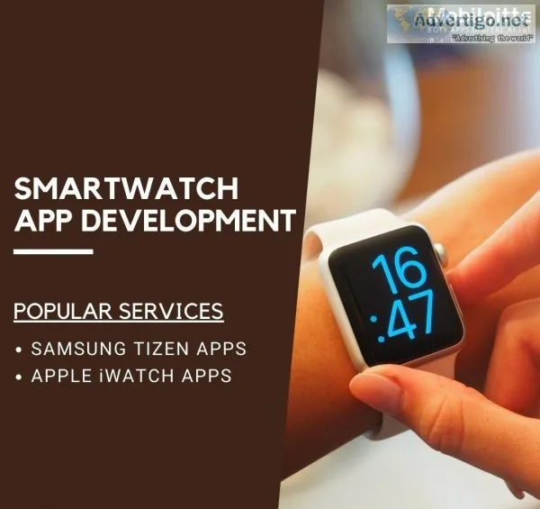 SmartWatch App Development Company  Mobiloitte