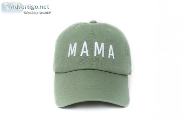 CUSSTOM DUSTY SAGE MAMA BASEBALL HAT