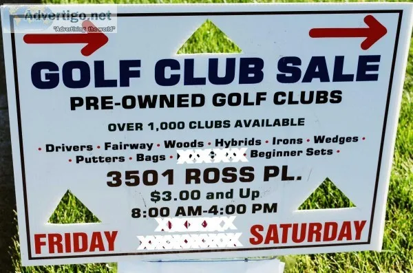Charlie s Golf Club Yard Sale