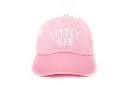 CUSTOM LIGHT PINK LITTLE SIS BASEBALL HAT