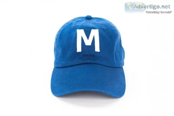 CUSTOM ROYAL BLUE BASEBALL HAT