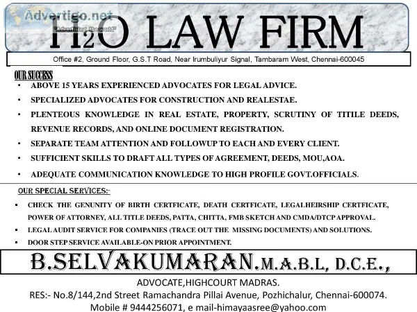 H2O law firm