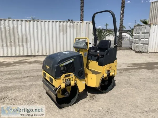 2017 BOMAG BW900-50 VIBRATORY TANDEM SMOOTH DRUM ROLLER