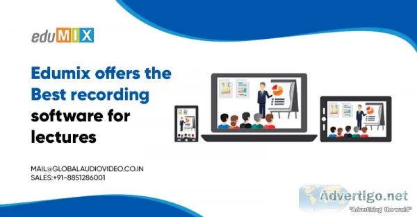 Edumix offers the Best recording software for lectures