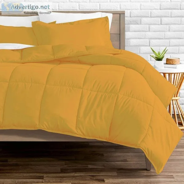 Gold comforter sets