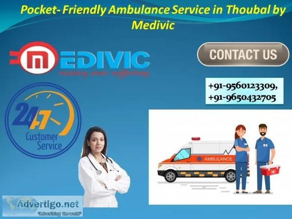 Pocket- Friendly Ambulance Service in Thoubal by Medivic