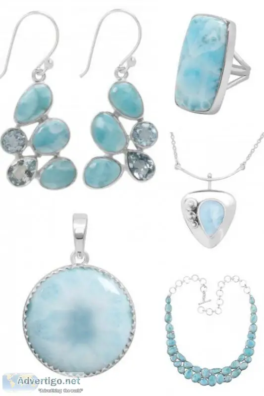 Shop Wholesale Sterling Silver Blue Larimar Jewelry